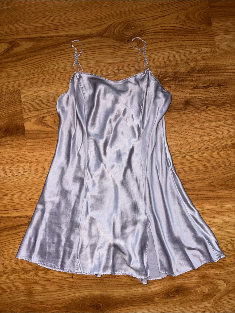 Victoria's Secret Satin Slip Gray L